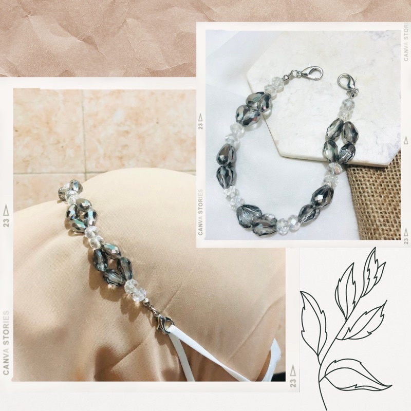 konektor masker kristal , connector mask kristal , pengait masker