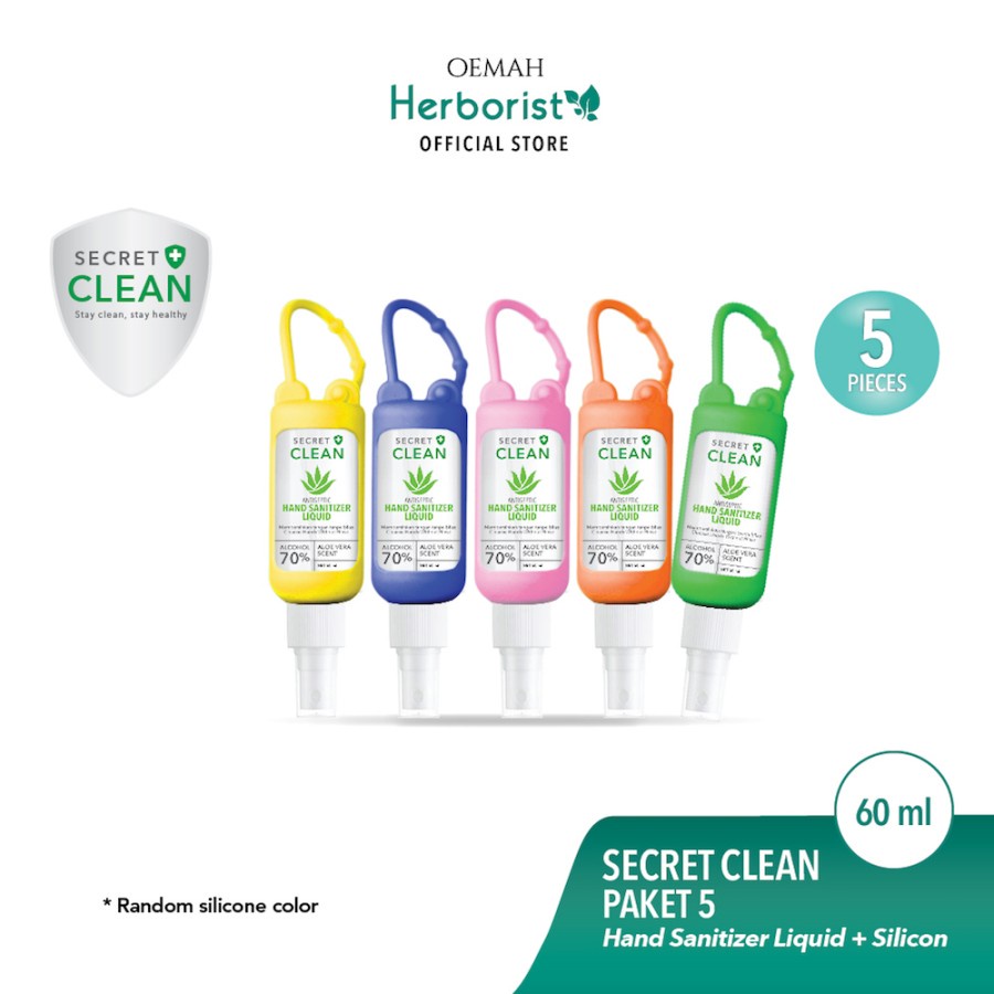 Secret Clean Hand Sanitizer Color Pop 60ml - Random Harga Perpcs/1 buah