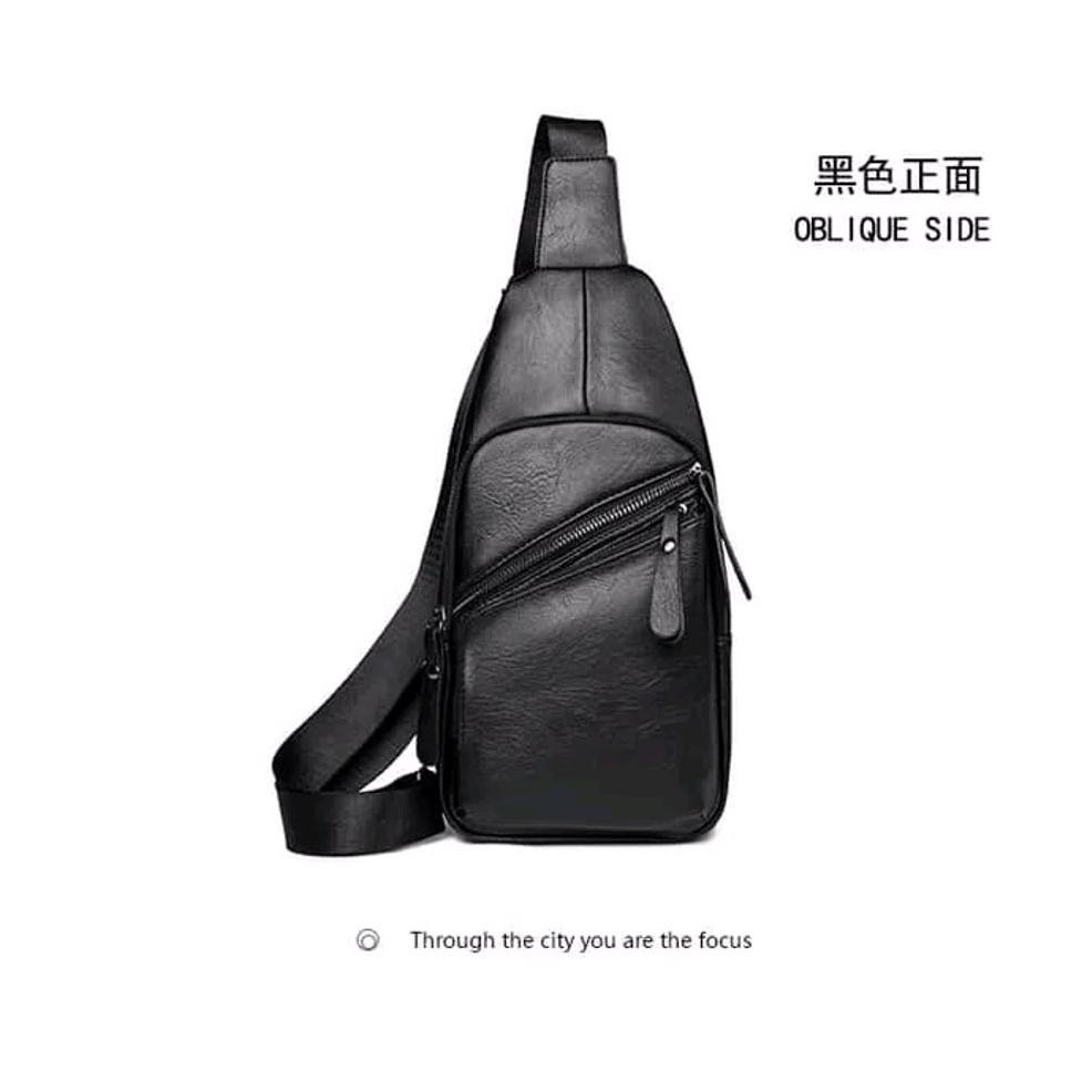 Paling Murah Tas Selempang Kulit Pria Mogu Sling Bag Cowok