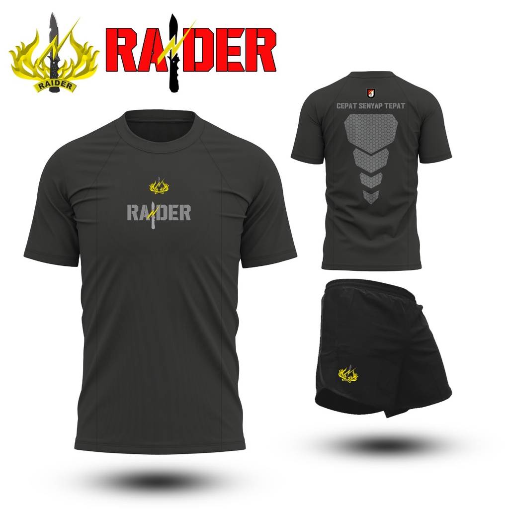STELAN OLAHRAGA RAIDER / KAOS RAIDER TNI AD / ATASAN REDER / BAJU STELAN OLAHRAGA RAIDER / BAJU OLAH
