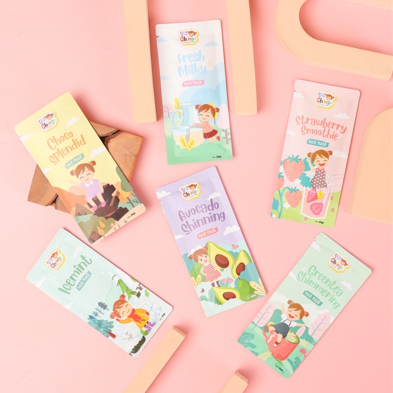 HAIRMASK CHINGU BY KIYOWO SACHET HAIRMASK KIYOWO BPOM 20GRAM