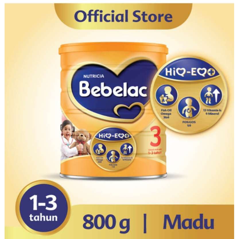 

bebelac 3 800gr madu/vanila