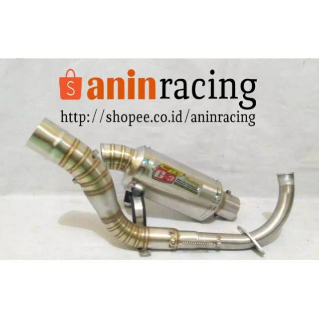 Knalpot CLD C3 Trioval Mio Sporty Mio Soul GT Xeon