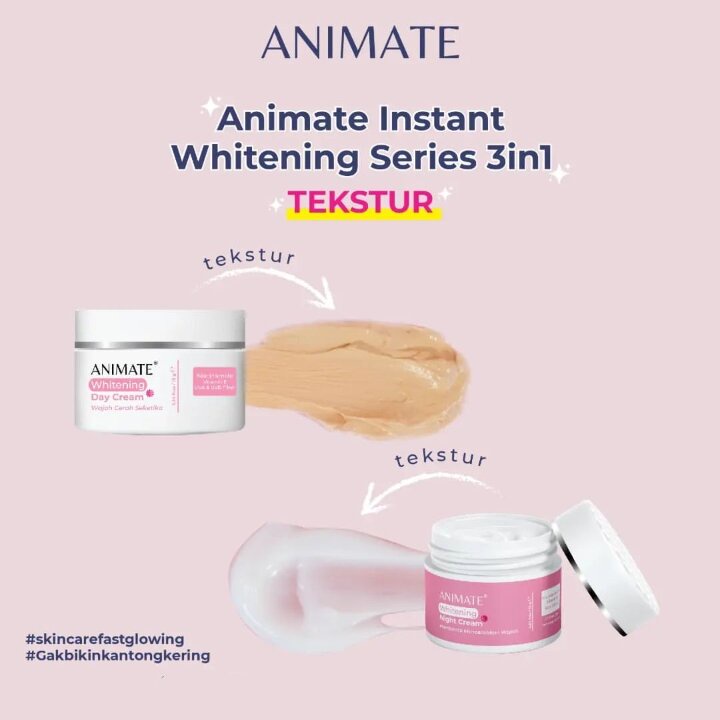 ANIMATE Whitening Day &amp; Night Cream 10gr