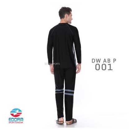 EDORA Baju Renang Pria Slim Fit Lengan Panjang FULL BODY DW AB P ORIGINAL