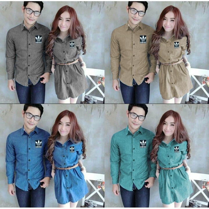 +[HNFK] Couple Pasangan Pria Dan Wanita / Couple / Couple Dress Dan Kemeja / Couple Dewasa