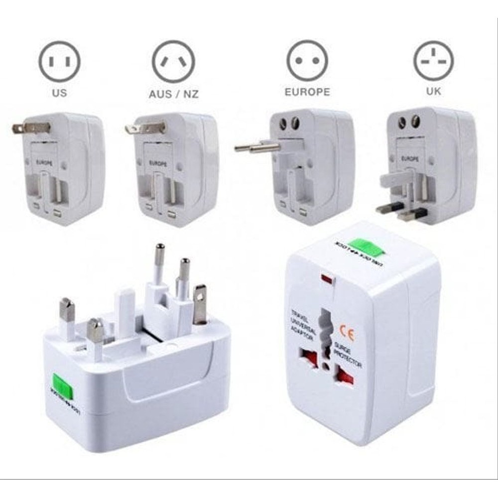 COLOKAN LISTRIK STOP KONTAK UNIVERSAL ALL IN ONE INTERNATIONAL TRAVEL ADAPTOR