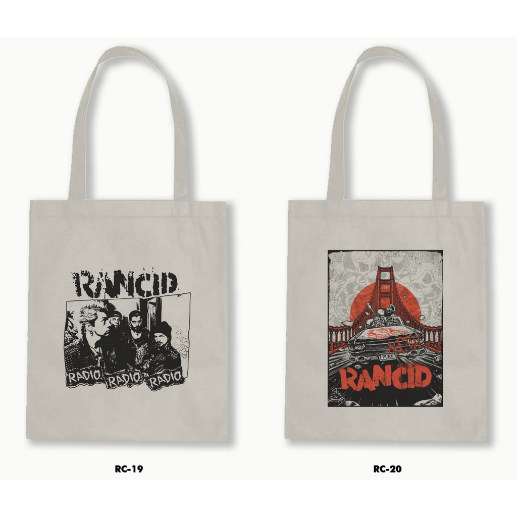 TOTE BAG BLACU - RANCID .01