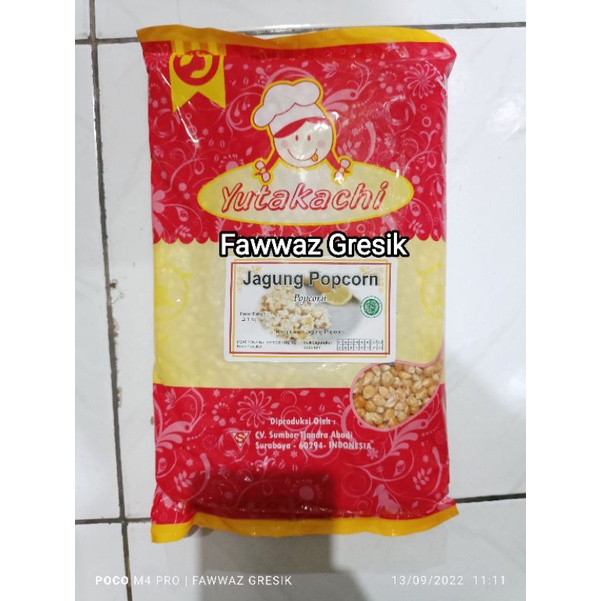 Jagung Popcorn Super 1kg / Jagung Popcorn 1 kg Yutakachi / Jagung Berondong