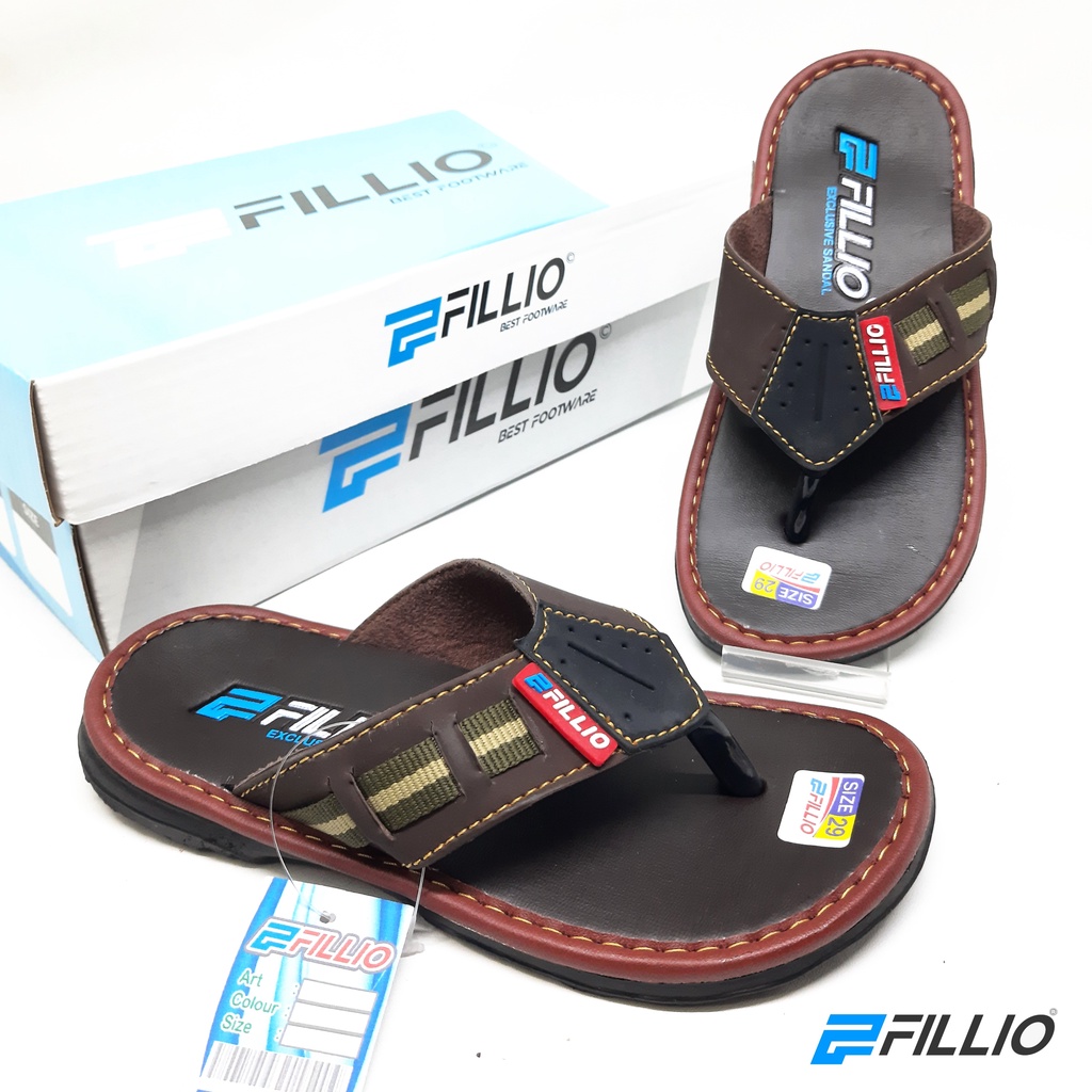 SANDAL ANAK COWOK JAPIT ORIGINAL FILLIO TERBARU ANK8 MURAH ELEGAN
