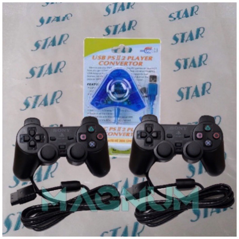 Stik Ps2 Op 2 Pcs + Converter Stik ps2