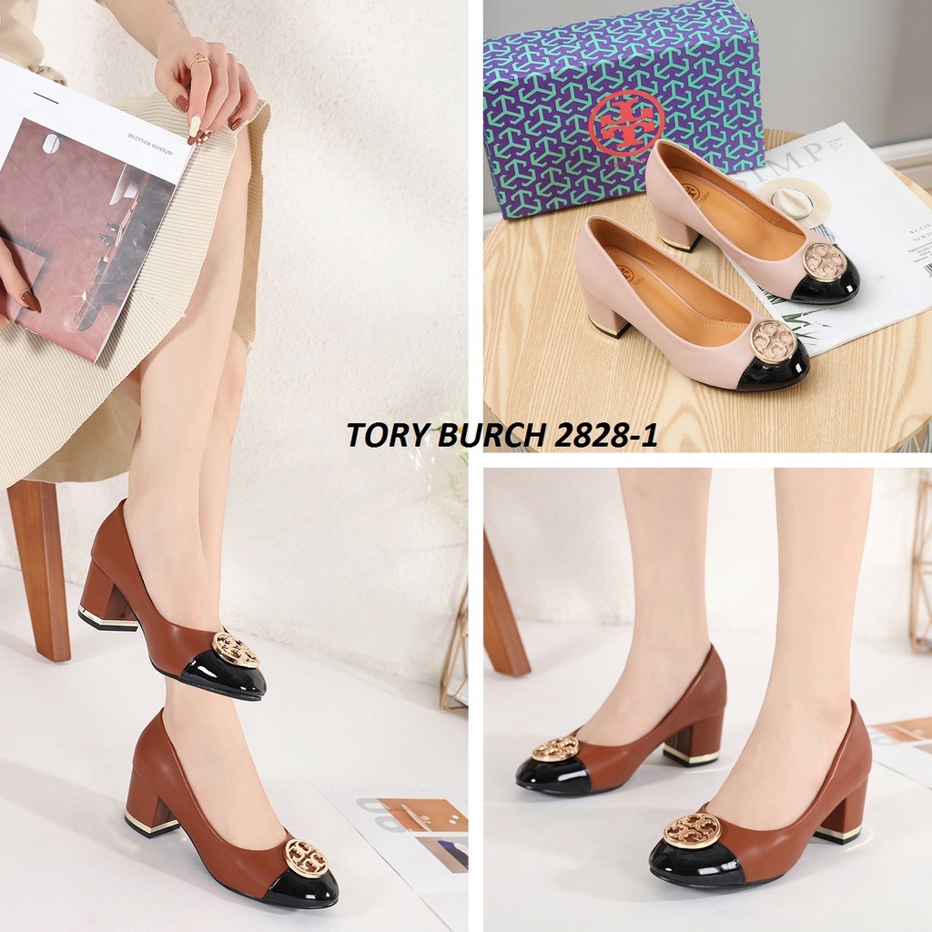 SEPATU WANITA  HEELS PLATFORM SHOES KULIT 2828-1