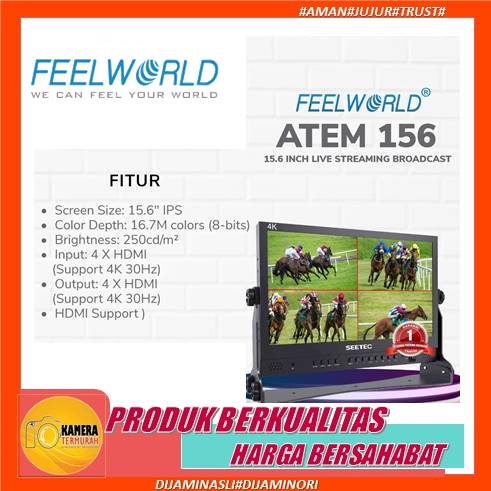 FeelWorld Seetac Atem 156 Broadcast Monitor