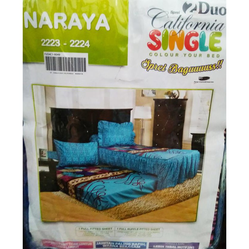 Sprei Sorong, Sprei California Duo Sorong Naraya 120X200 ,Karakter