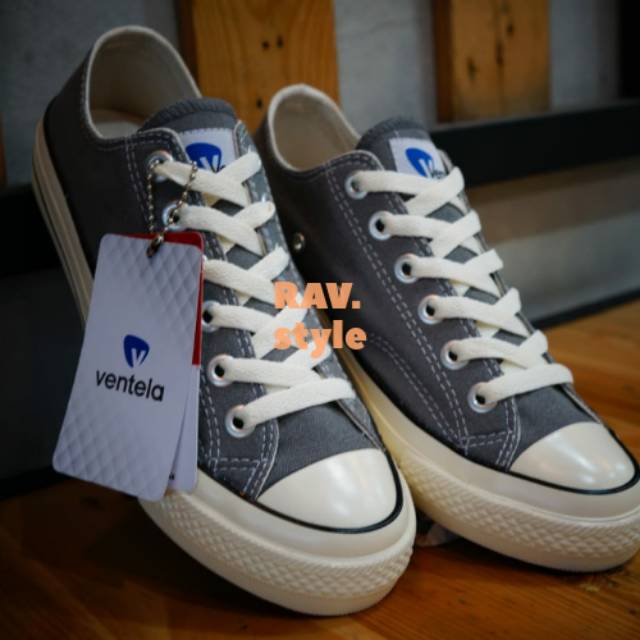 SEPATU / SEPATU VENTELA BTS (Back To 70's) ALL BLACK HIGH