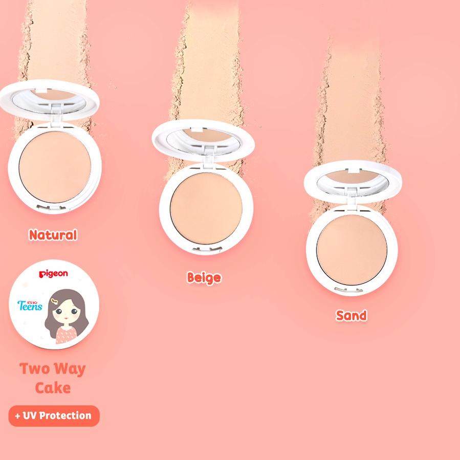 PIGEON TEENS Two Way Cake Compact 14Gr | Bedak Compact Pigeon | Refill Bedak Compact .