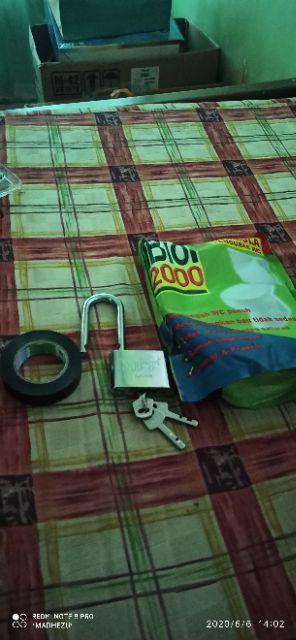 Gembok Putih 60 Mm Leher Panjang Hpp Murah