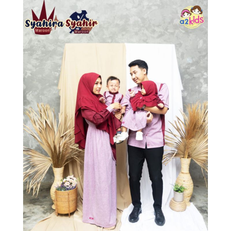 (BISA COD)KOKO SYAHIR DAN GAMIS SYAHIRA BABY ORI BY A2KIDS