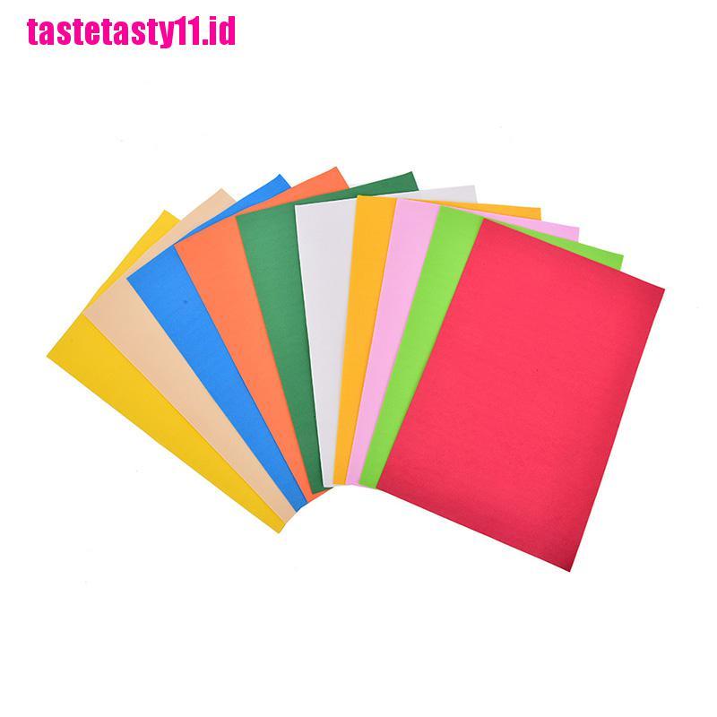 【TTID】10Pcs/Pack EVA Foam Sheets Handmade Paper Fun Kids Craft Gift 260x185x2mm