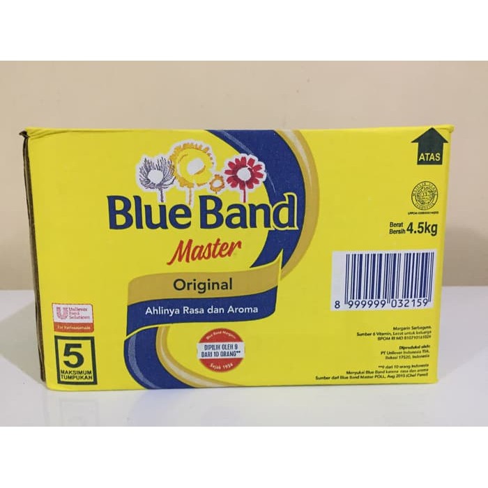 

Master Mentega Blueband 4.5kg - Gosend Only!!!