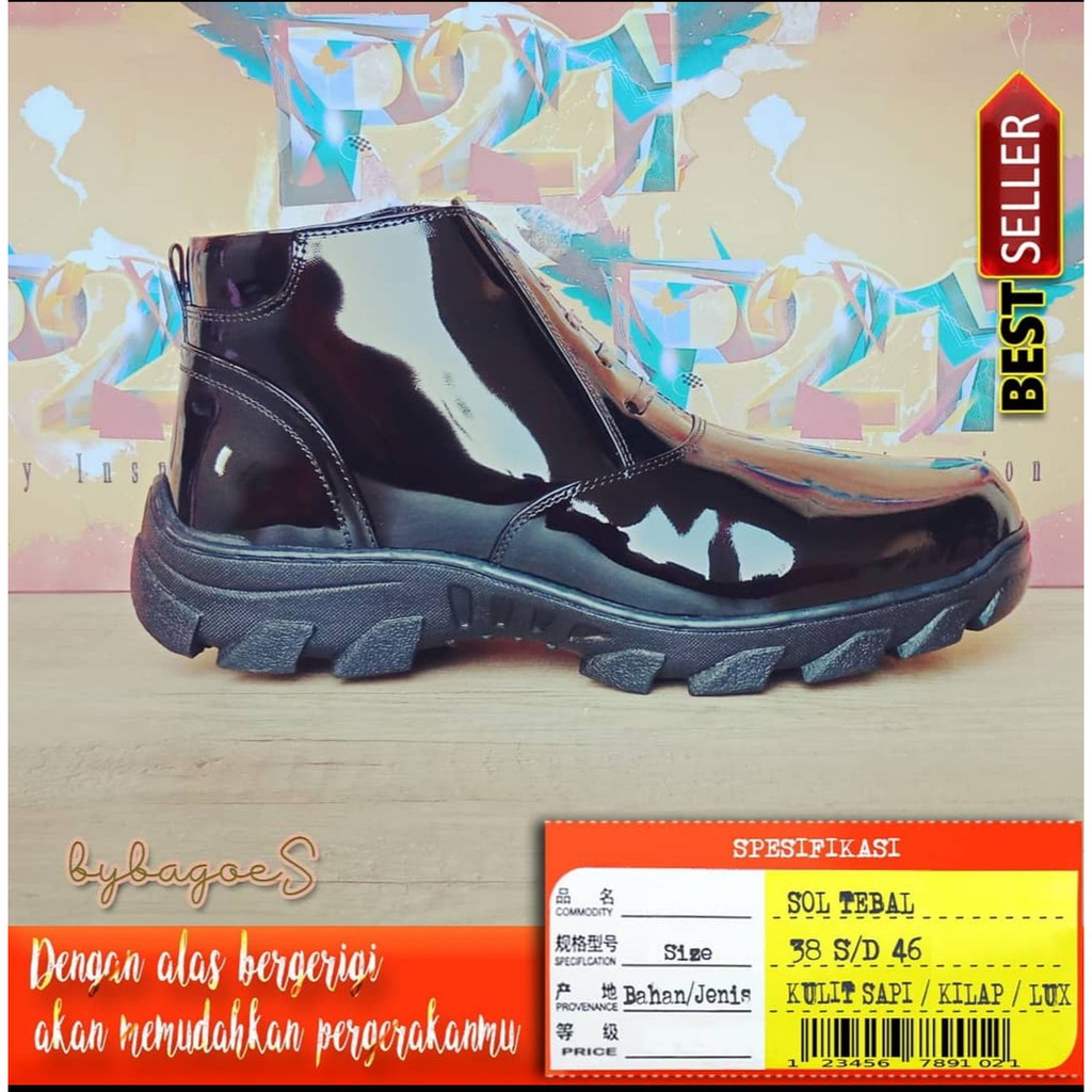 SEPATU PRIA / PDH SOL TEBAL / MERK P21