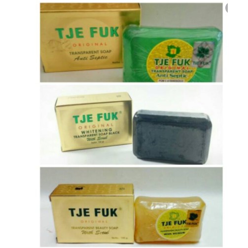 KSABUN TJE FU / TJEFUK SABUN / SABUN TJE FUK HITAM / KUNING / HIJAU