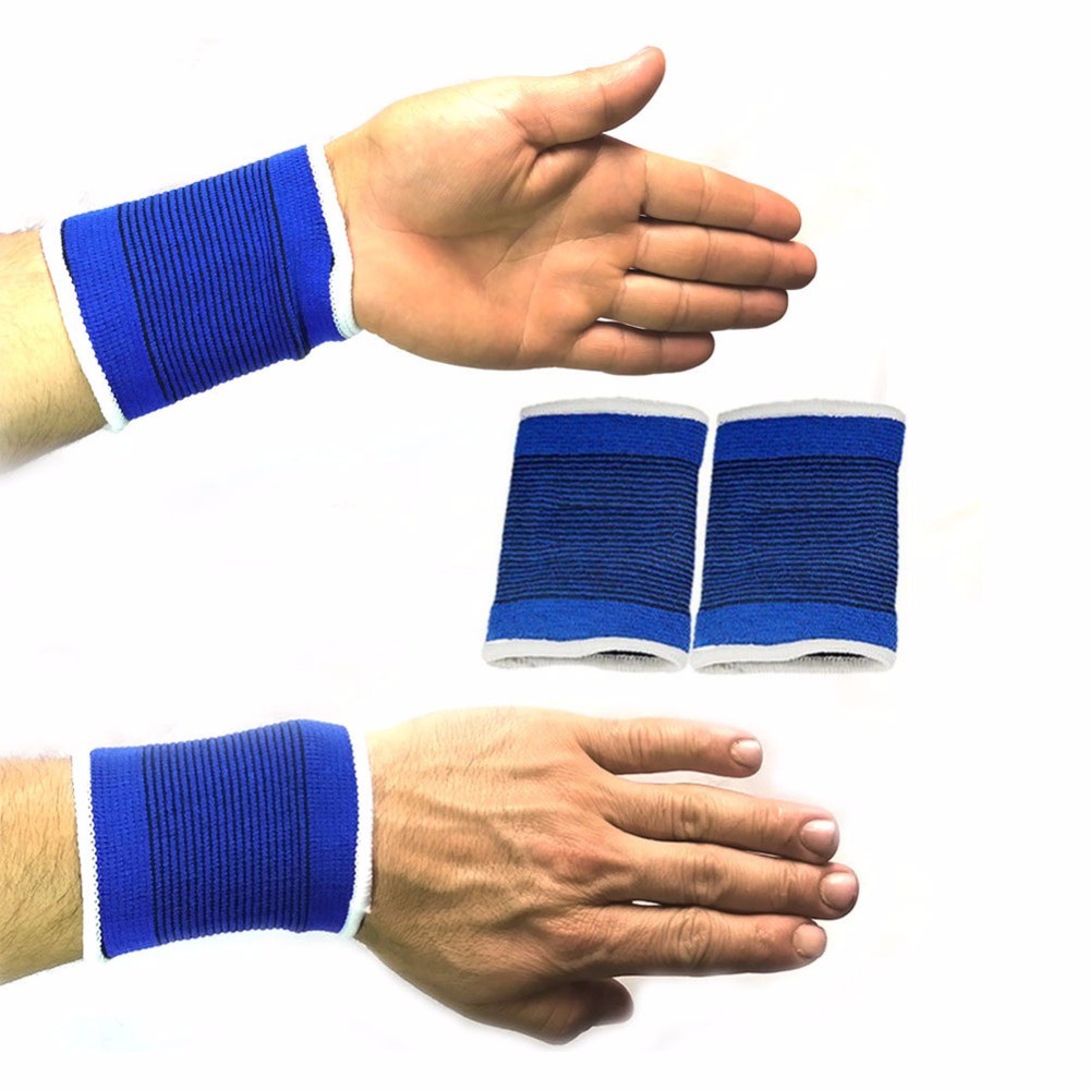 8620 Deker Pergelangan Tangan Wrist Support Dekker Palm Pelindung Otot Olahraga Bahan Elastis - 2 Pcs