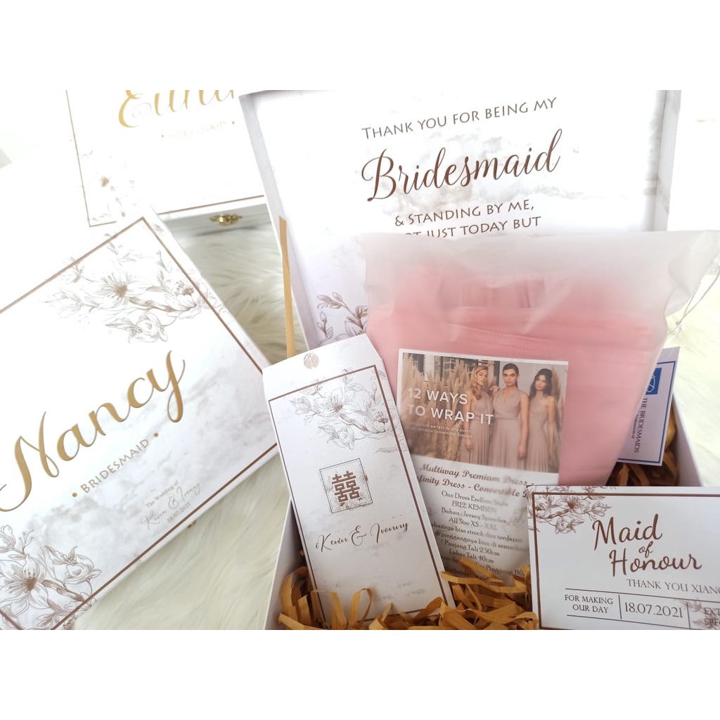 

Bundling Bridesmaid Box hampers/Bridesmaid Box/Bridesmaid Gift Set