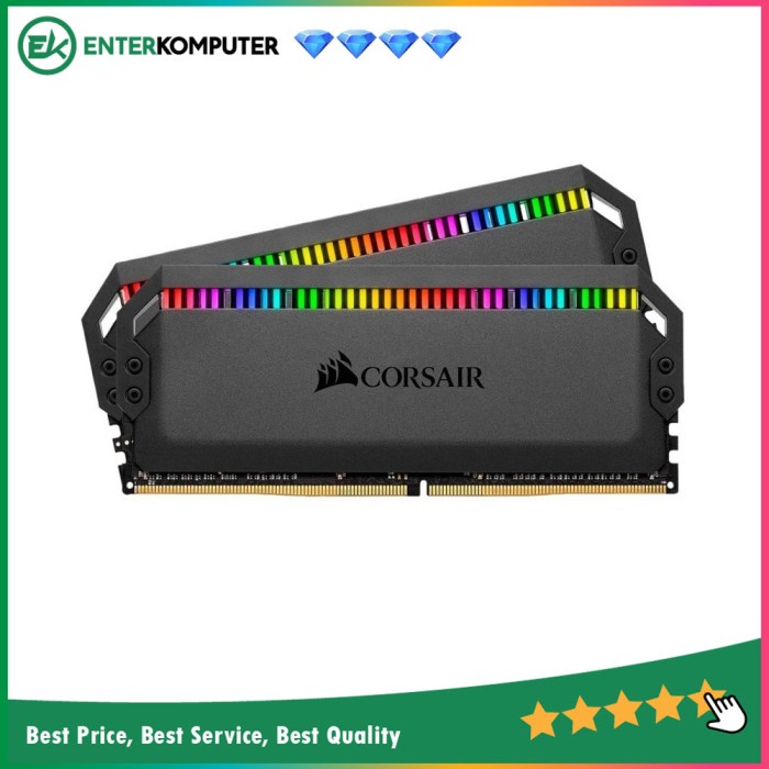 Corsair DDR4 Dominator Platinum RGB PC28800 2X16GB CMT32GX4M2D3600C18