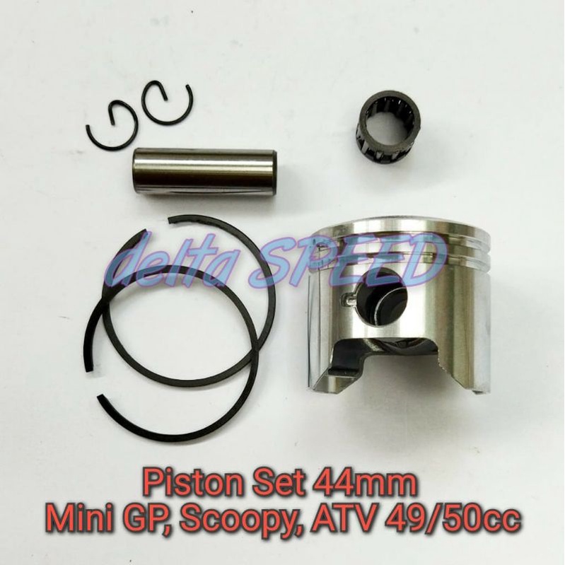 Piston Set 44mm Mini GP Scoopy ATV - Seher - Seker