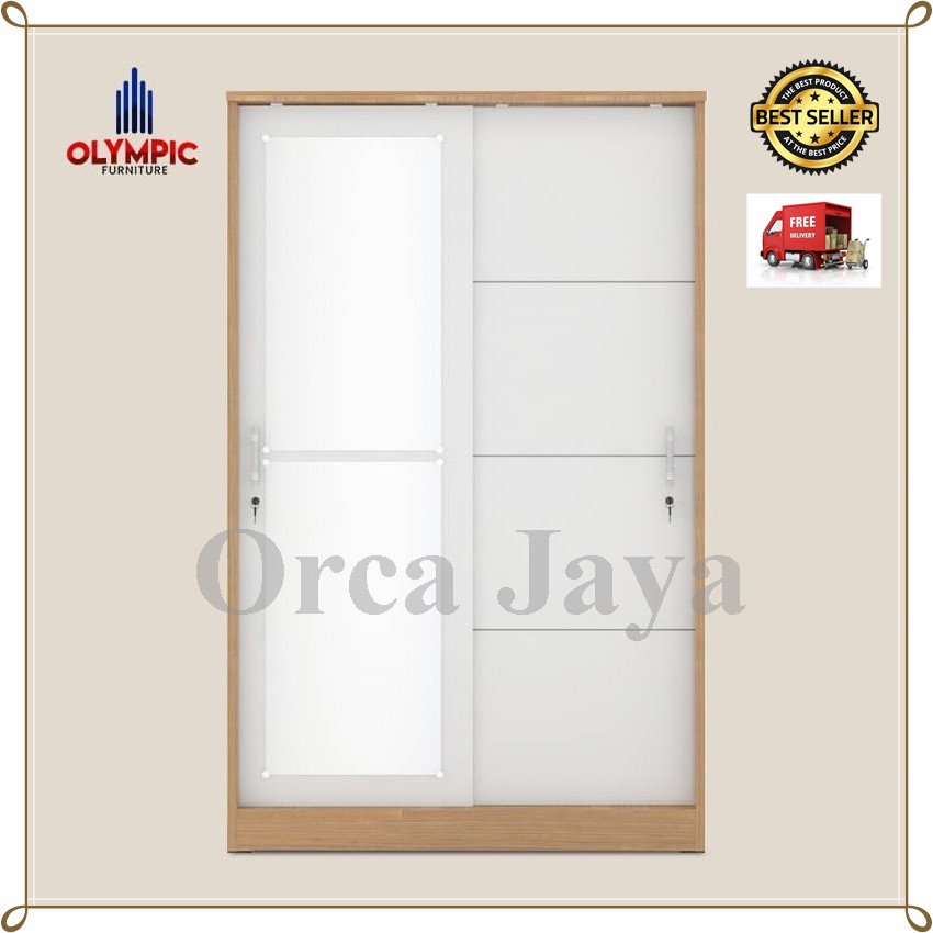 Olympic Lemari Pakaian Sliding / Lemari Baju Sliding / LSD EERO