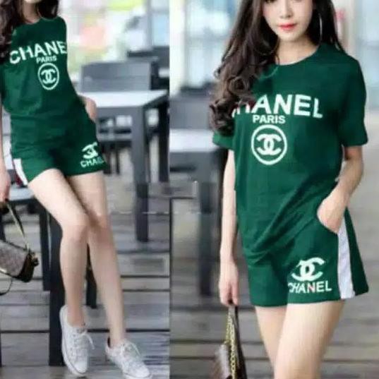 SALE™ SS (COD) SET SANTAI CHANEL / SETELAN WANITA ,.,.,.,