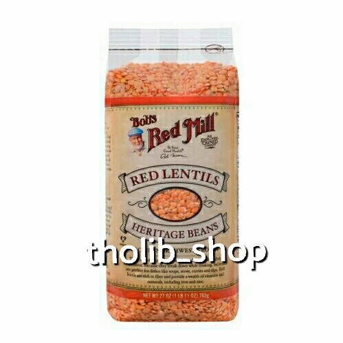 

bob's red mill red lentils heritage beans 765gr