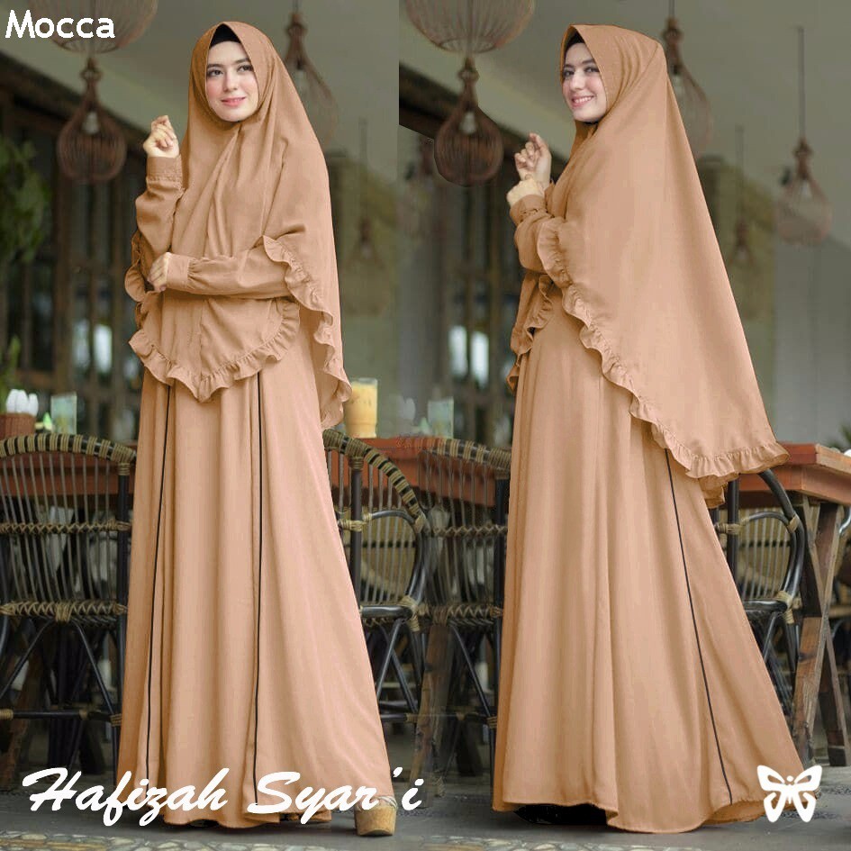 HOPYLOVY - Gamis Hafizah Syari Jersey