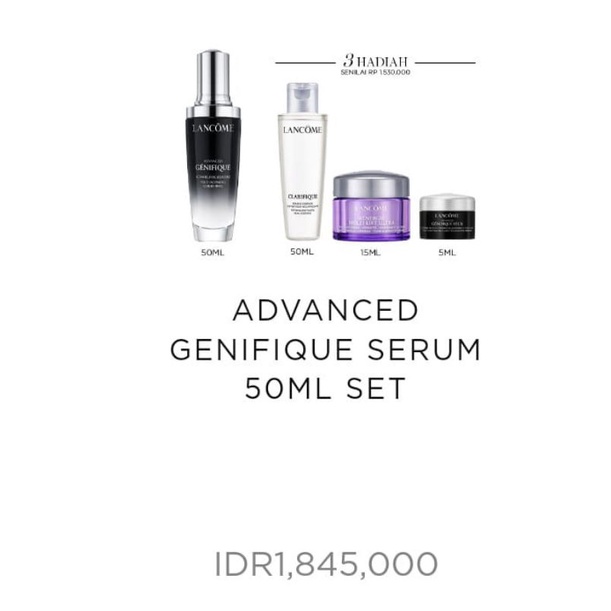 Lancome  Advanced Genifique Serum 50ML Set ORIGINAL 100%