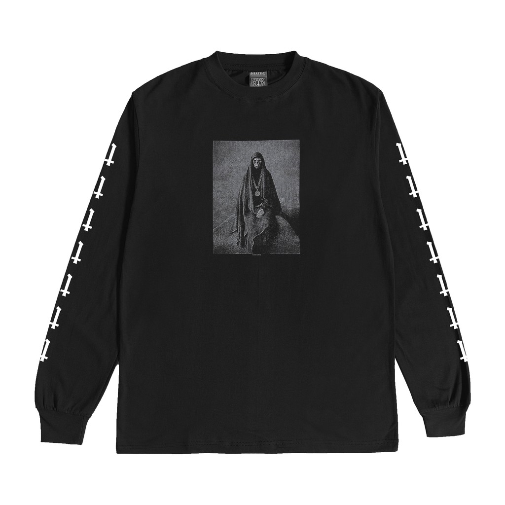 Heretic - Longsleeve T-Shirt - Portrait of Death