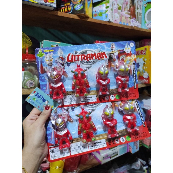 Mainan Figure Ultraman Mini Set 4 pcs