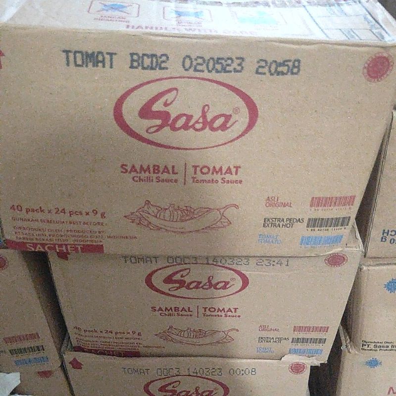 

sasa tomat sachet 1dus isi 40pak