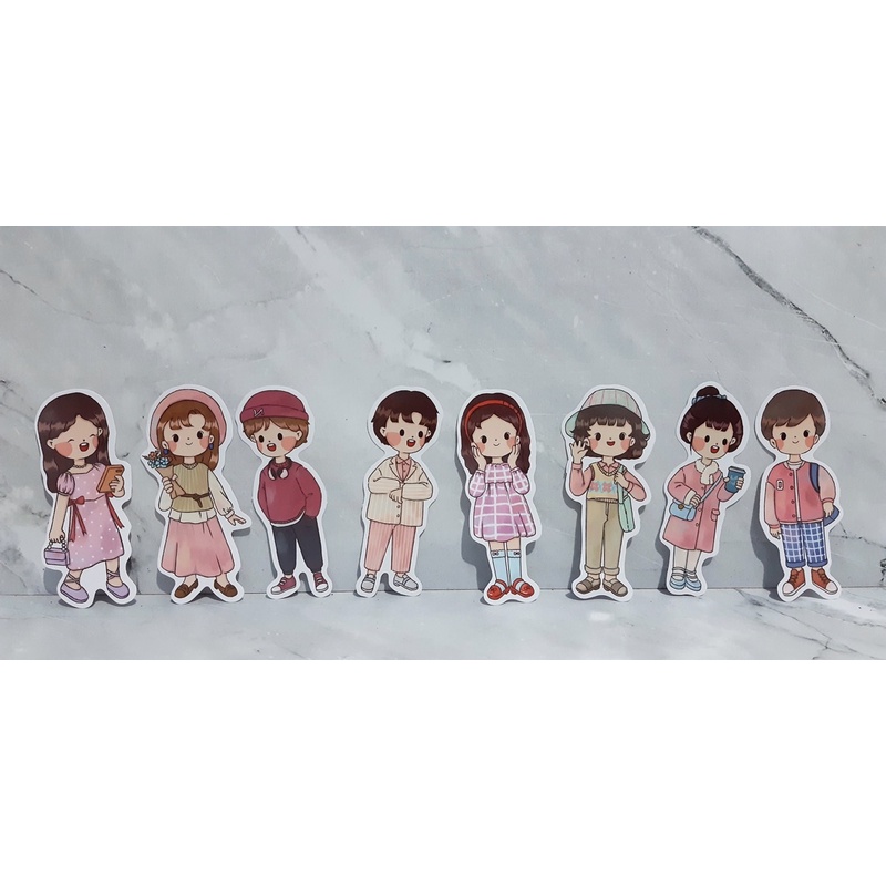

Sticker Stiker Dekorasi Hiasan Tempel Binder Jurnal Journaling Decorasi Menulis Kpop Binder Transparan Loose Leaf Buku Catatan