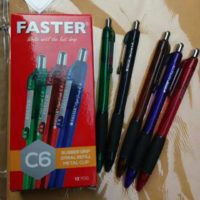 

Penna Faster C6 / Faster Cetek isi 12 pcs..