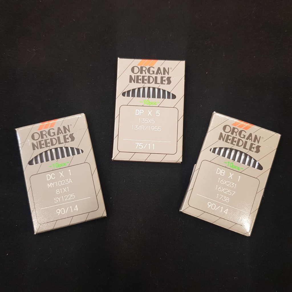 Jarum DC, DB, DP 1 ORGAN Jarum Mesin Jahit Organ Needle