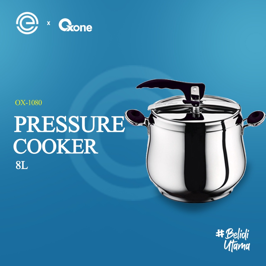 Oxone Panci Presto Stainless Steel 8 Liter Ox-1080