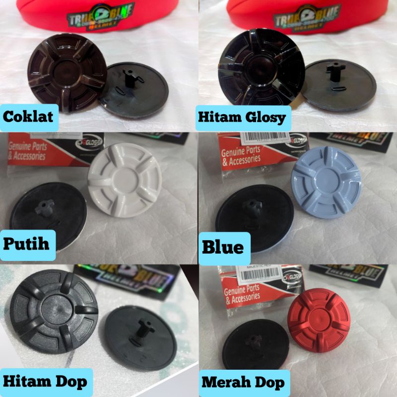 Knop/Kancing Kaca Helm Cargloss YR / YRM / YRH