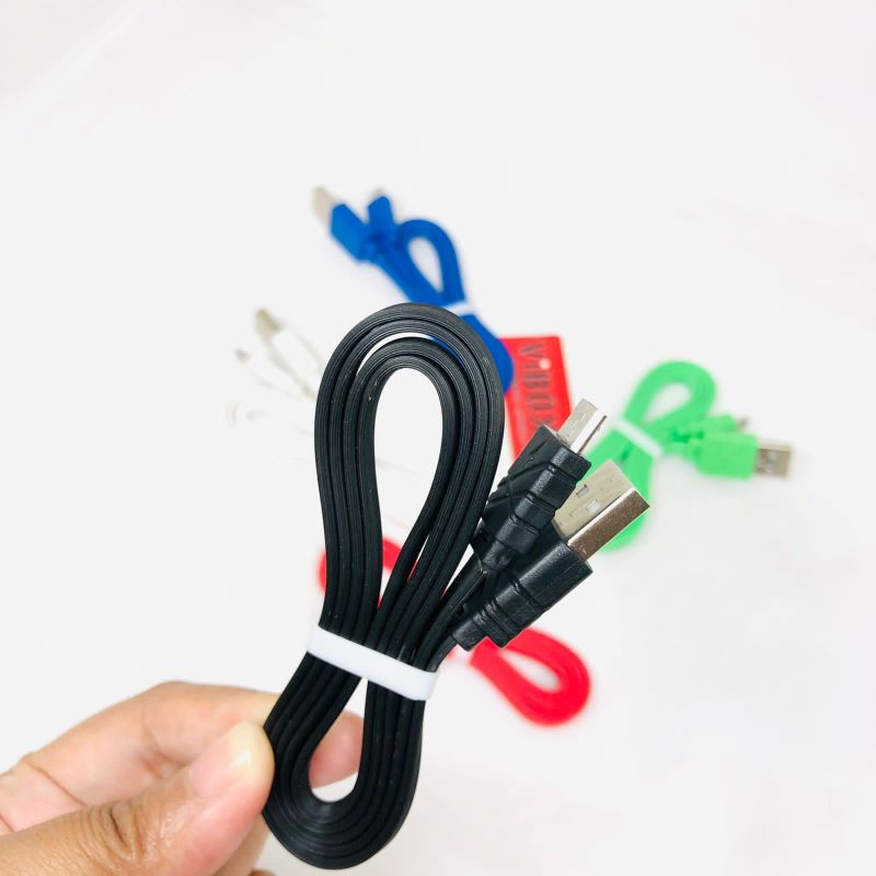 SEN-ISI 15PCS RS100 KABEL DATA TOPLES VIBOX RS-100 MICRO KABEL 1METER ORIGINAL KABEL CHARGER