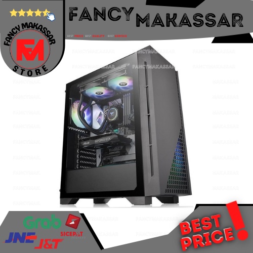 Thermaltake H330 TG Tempered Glass - Mid-Tower Chassis ATX Gaming Case