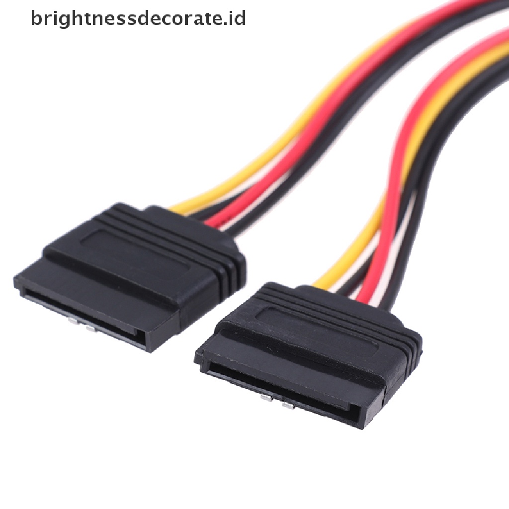 1pc Kabel Adapter Splitter Y Sata Power 15-pin Male Ke Female Untuk Hard Disk Hdd