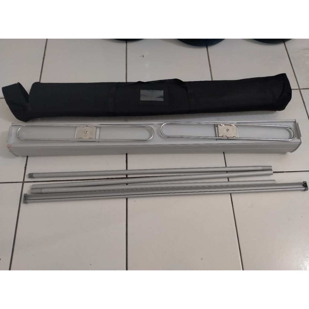 ROLL UP BANNER STAINLESS/ROLL UP BANNER 60 X 160 TERMURAH