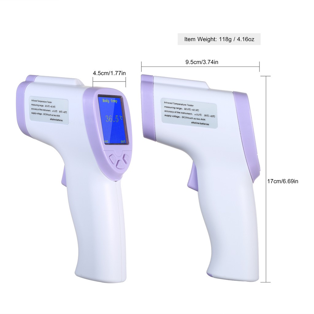 Daijing Infrared Temperature Tester F06 Pengukur Suhu Tubuh