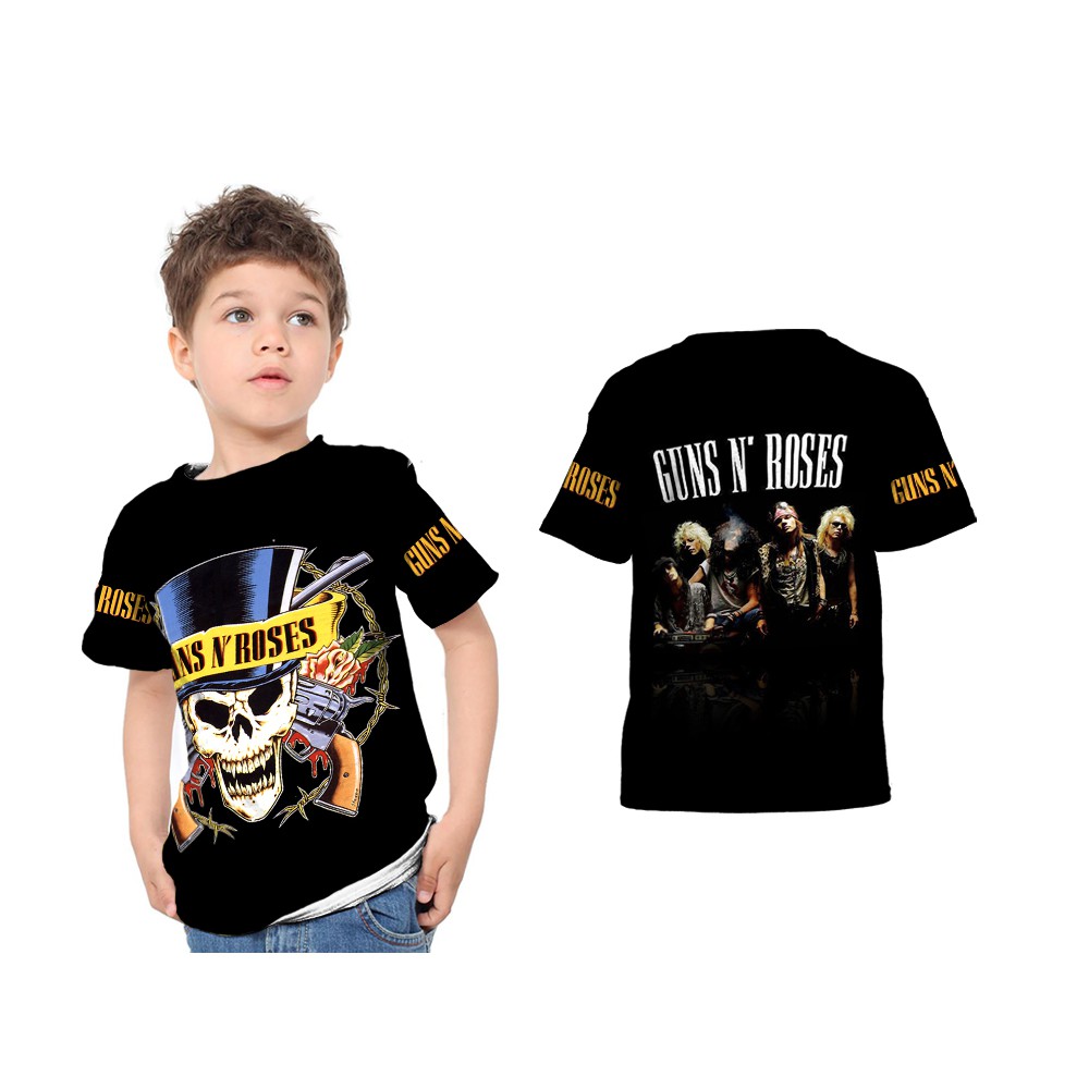 Fikastore - Kaos Anak Unisex GUNS N ROSES FullPrint Sublimation - FS