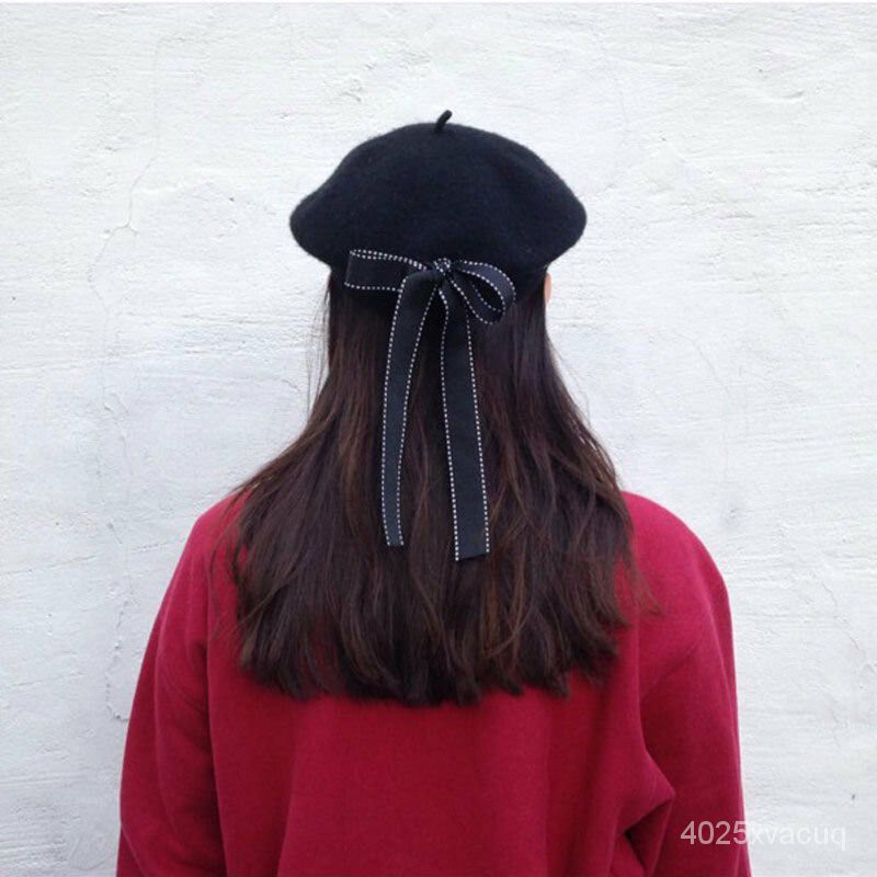 TOPI BARET SELEBGRAM KUPLUK BARET Hat Topi Fashion Korea WINTER PELUKIS DINGIN
